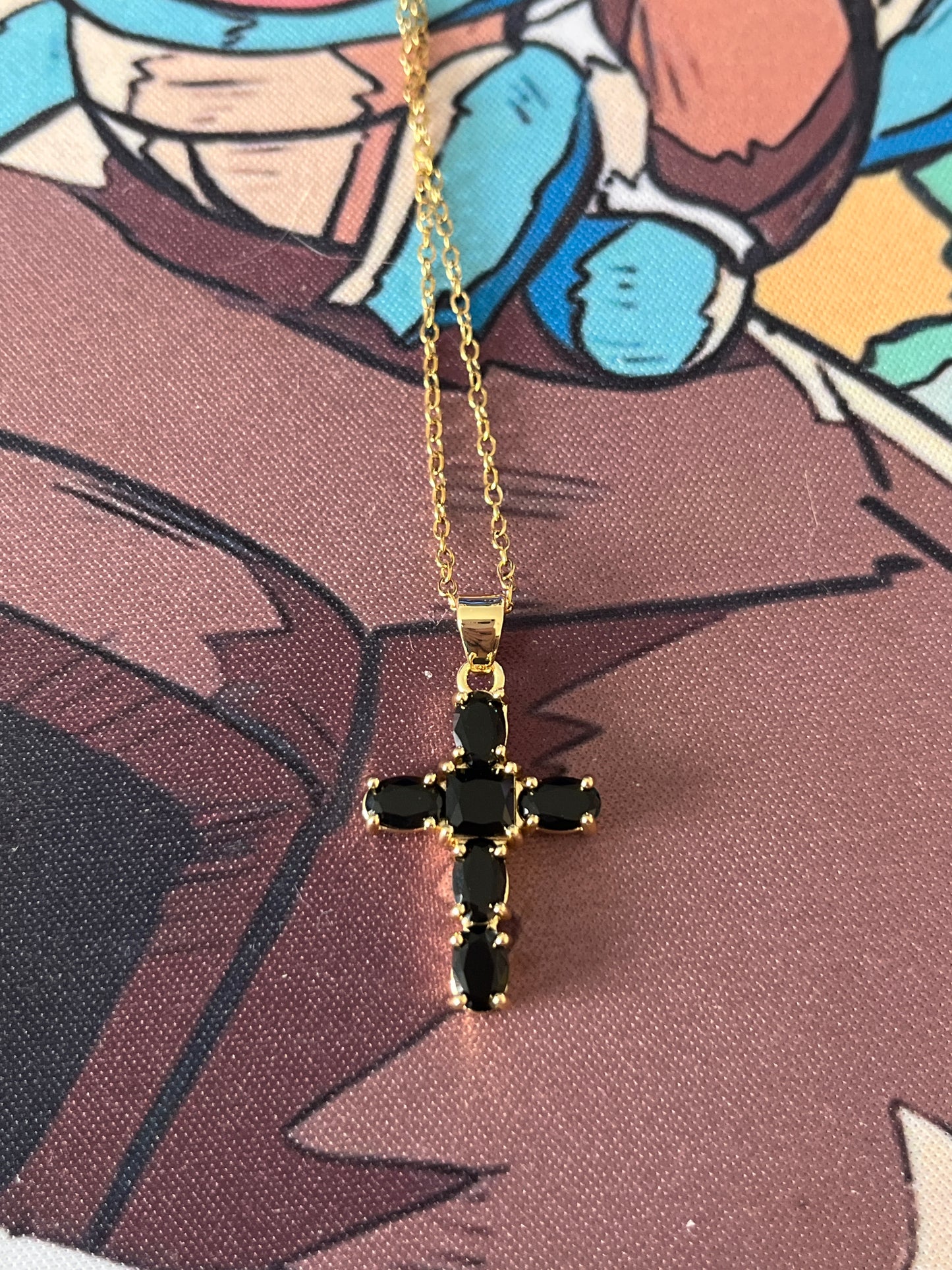 Collier croix chretienne