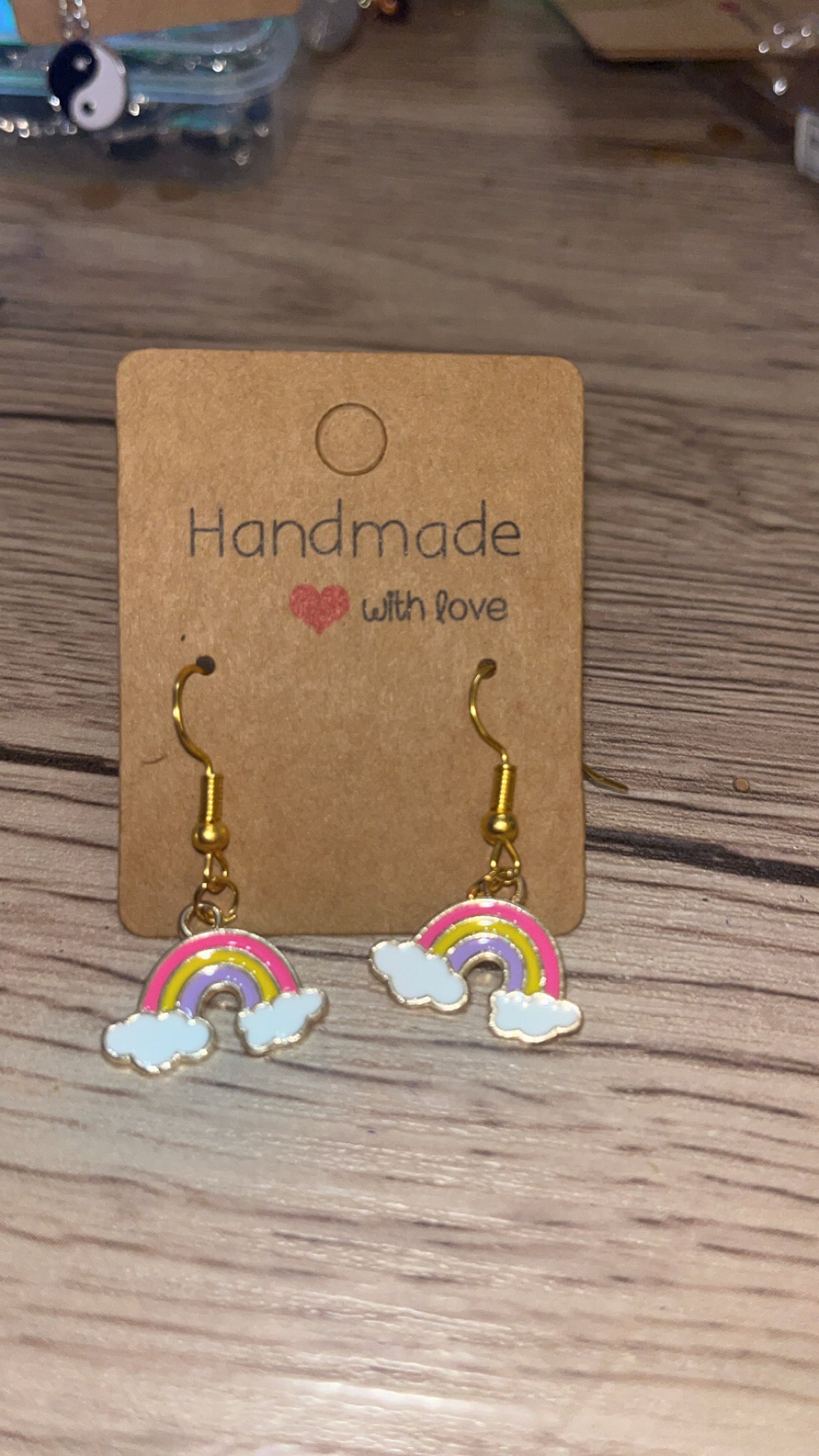Boucle d’oreille « Arc en ciel »