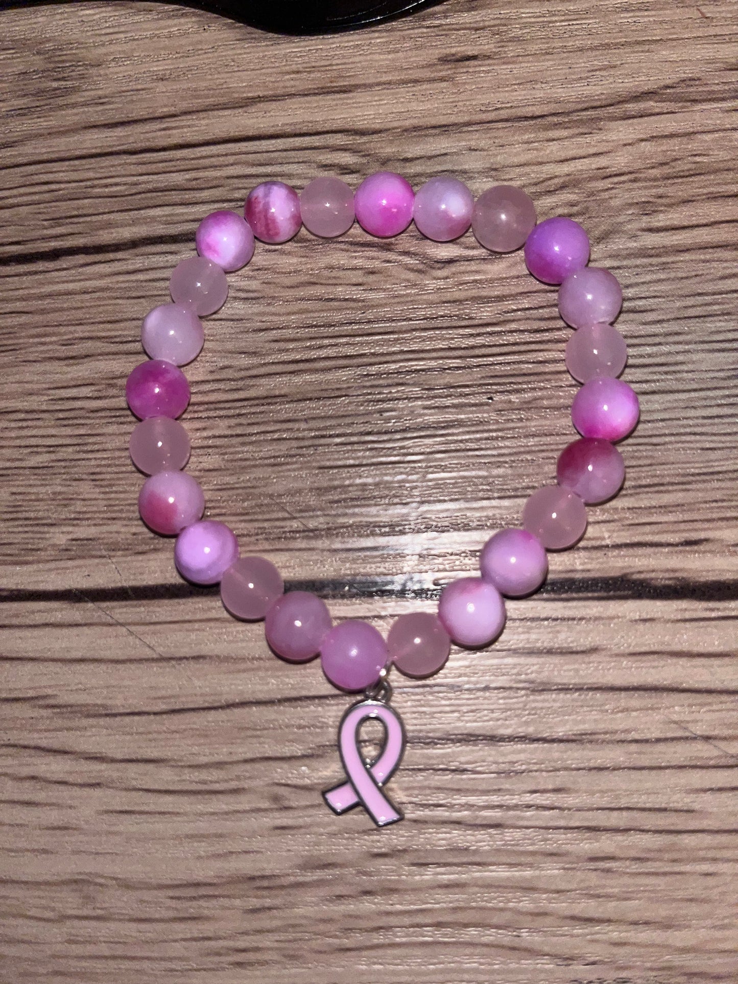 Bracelet Octobre rose taille unique