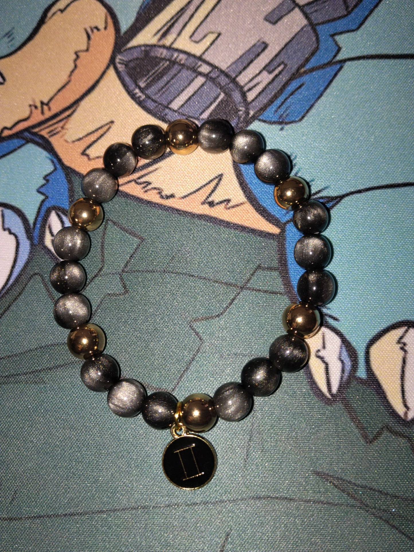 Bracelet Gémeaux noir
