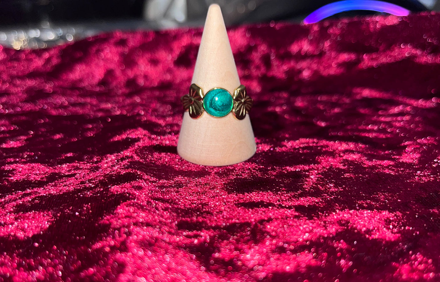 Bague Héloise verte