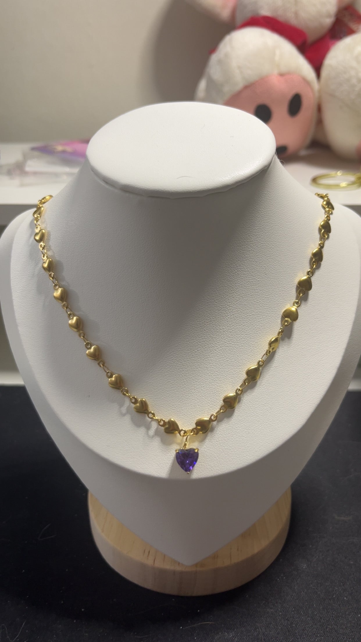 Collier Valentine couleur Or