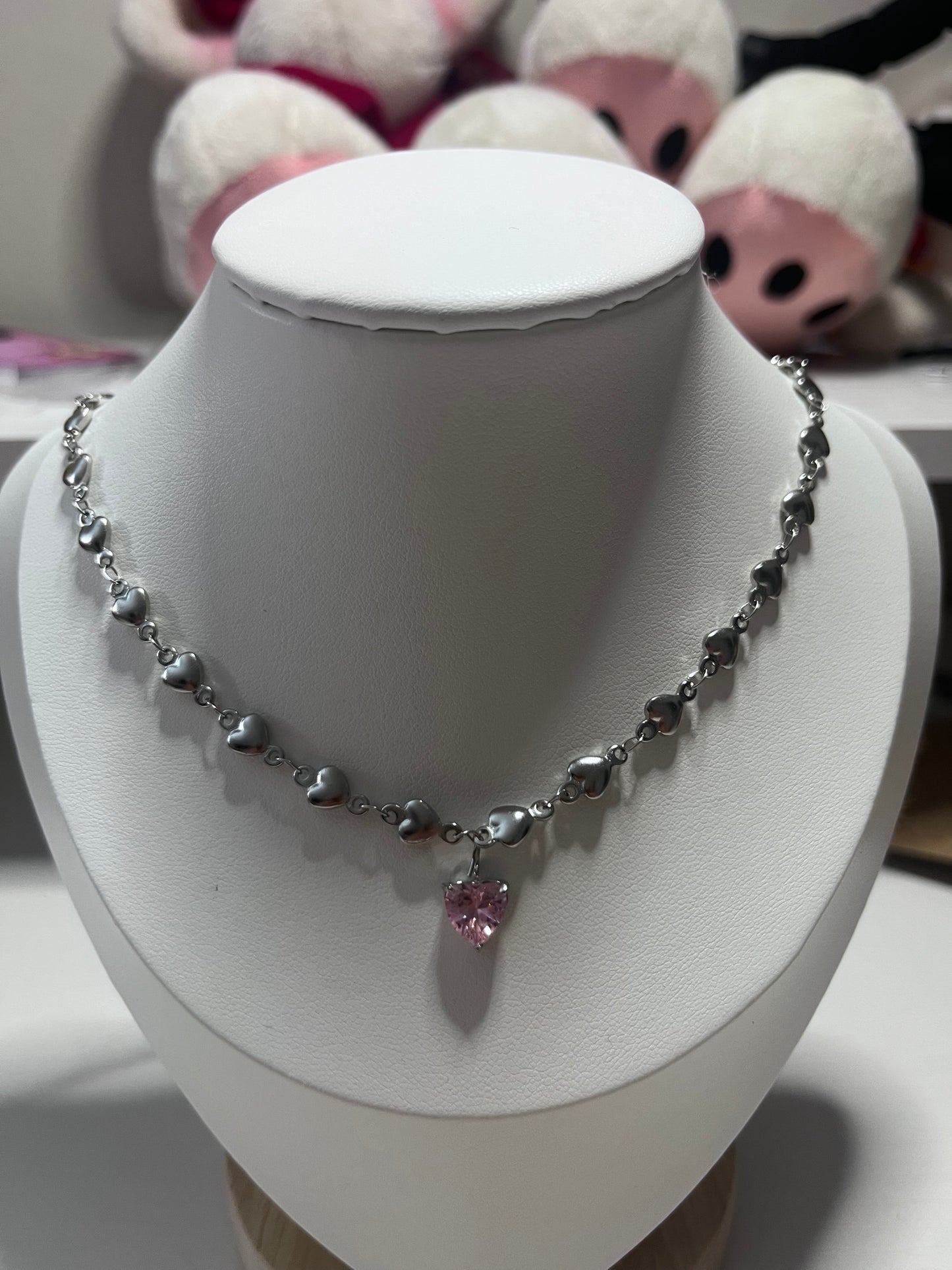 Collier Valentine couleur argent