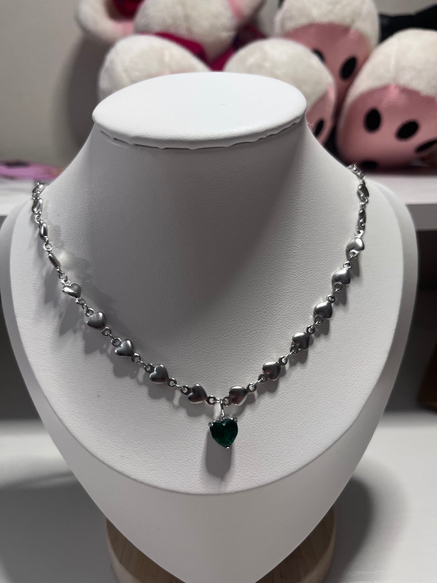 Collier Valentine couleur argent