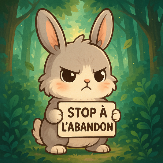 🐰 Sticker "Maïen dit STOP à l’abandon"