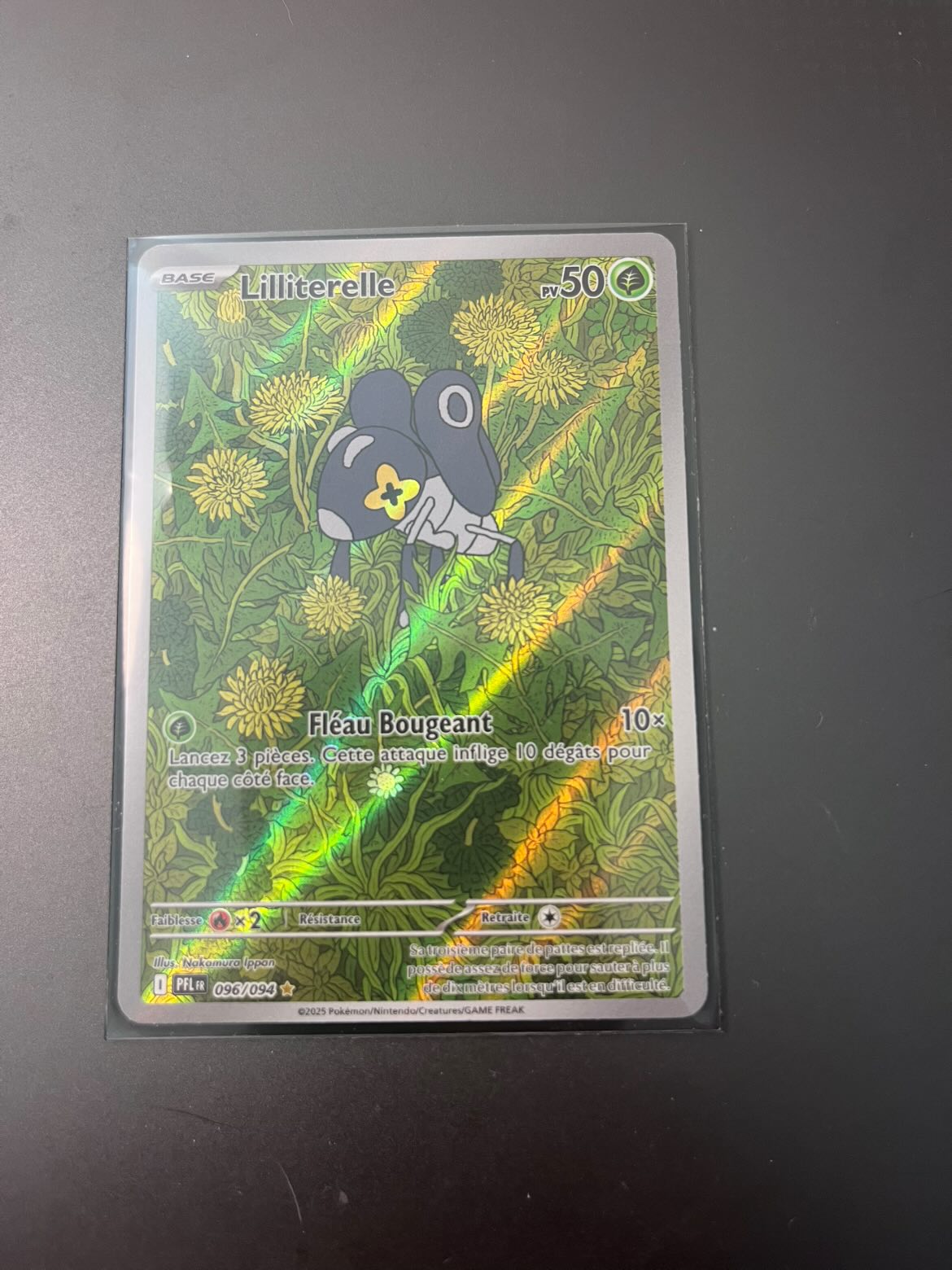 Carte Pokémon "Lilliterelle" de Flammes Fantasmagoriques