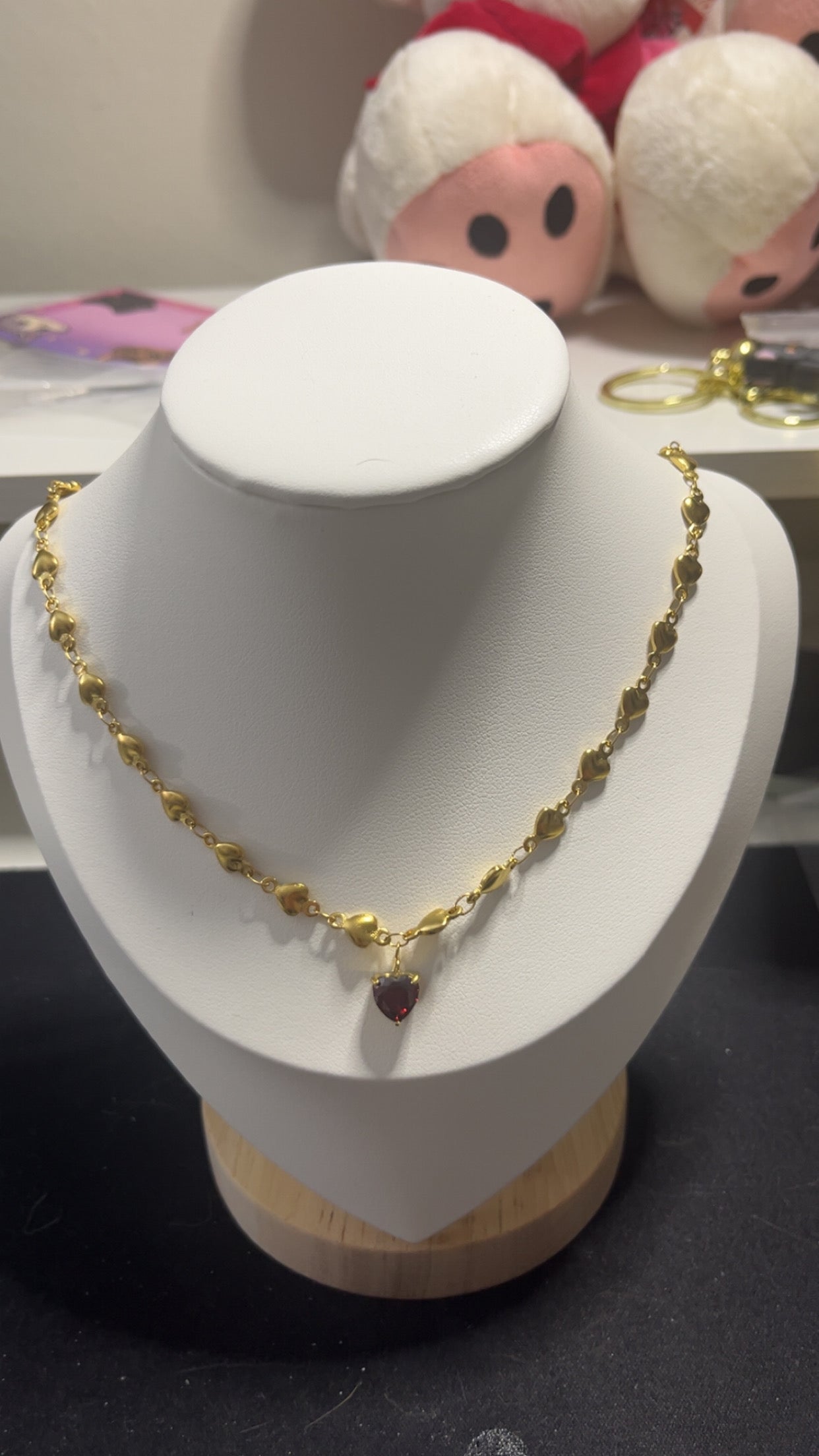 Collier Valentine couleur Or