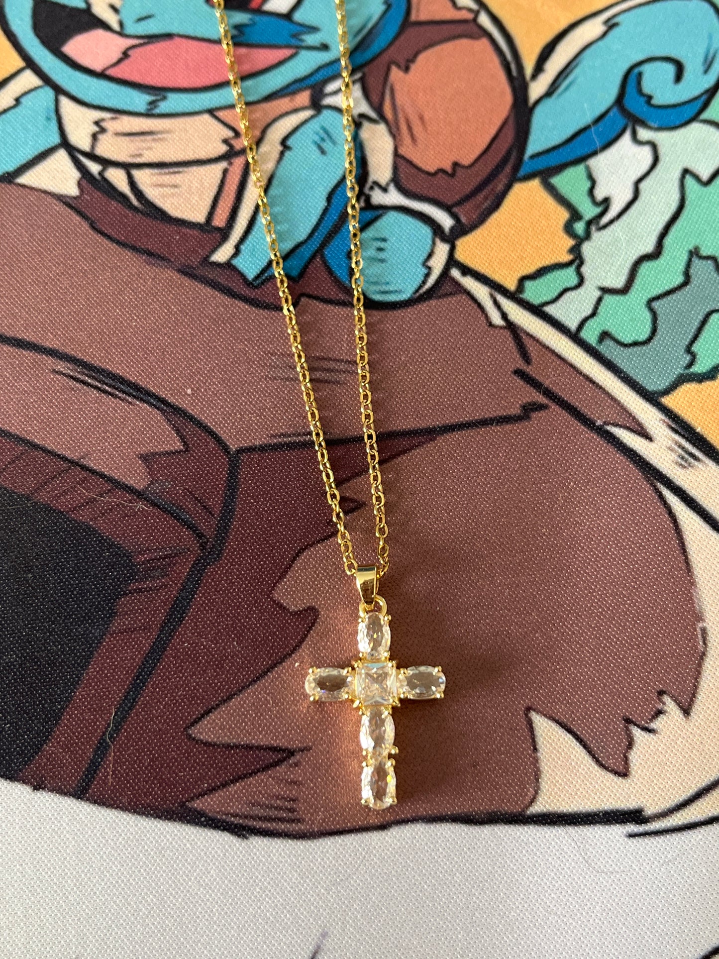 Collier croix chretienne