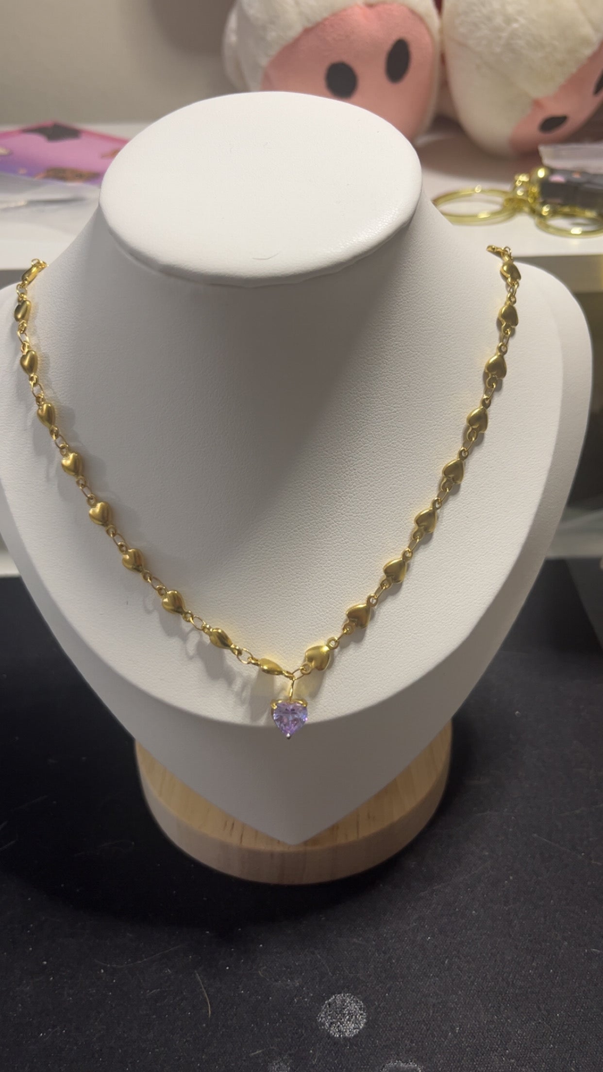 Collier Valentine couleur Or