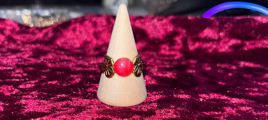 Bague Héloise rouge