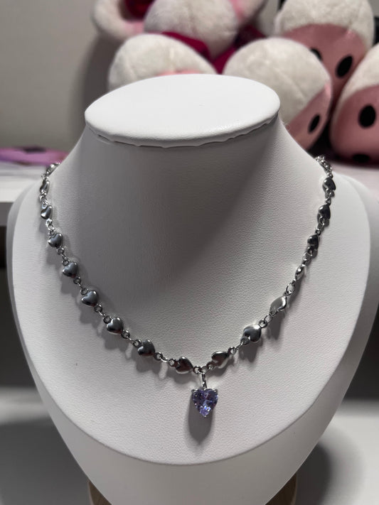 Collier Valentine couleur argent