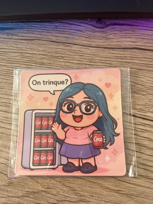Magnet PokeQueen – « On trinque ? »
