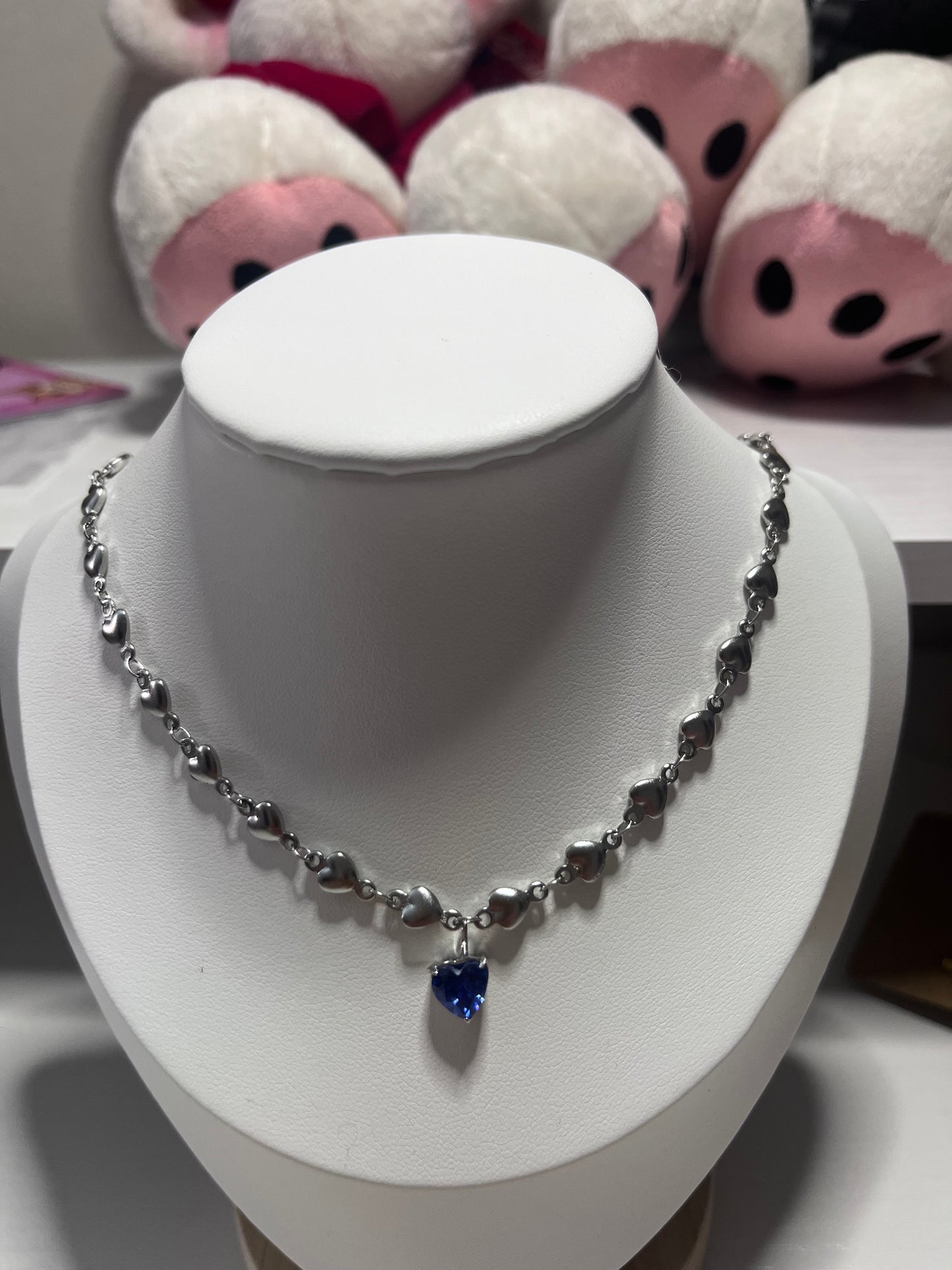 Collier Valentine couleur argent