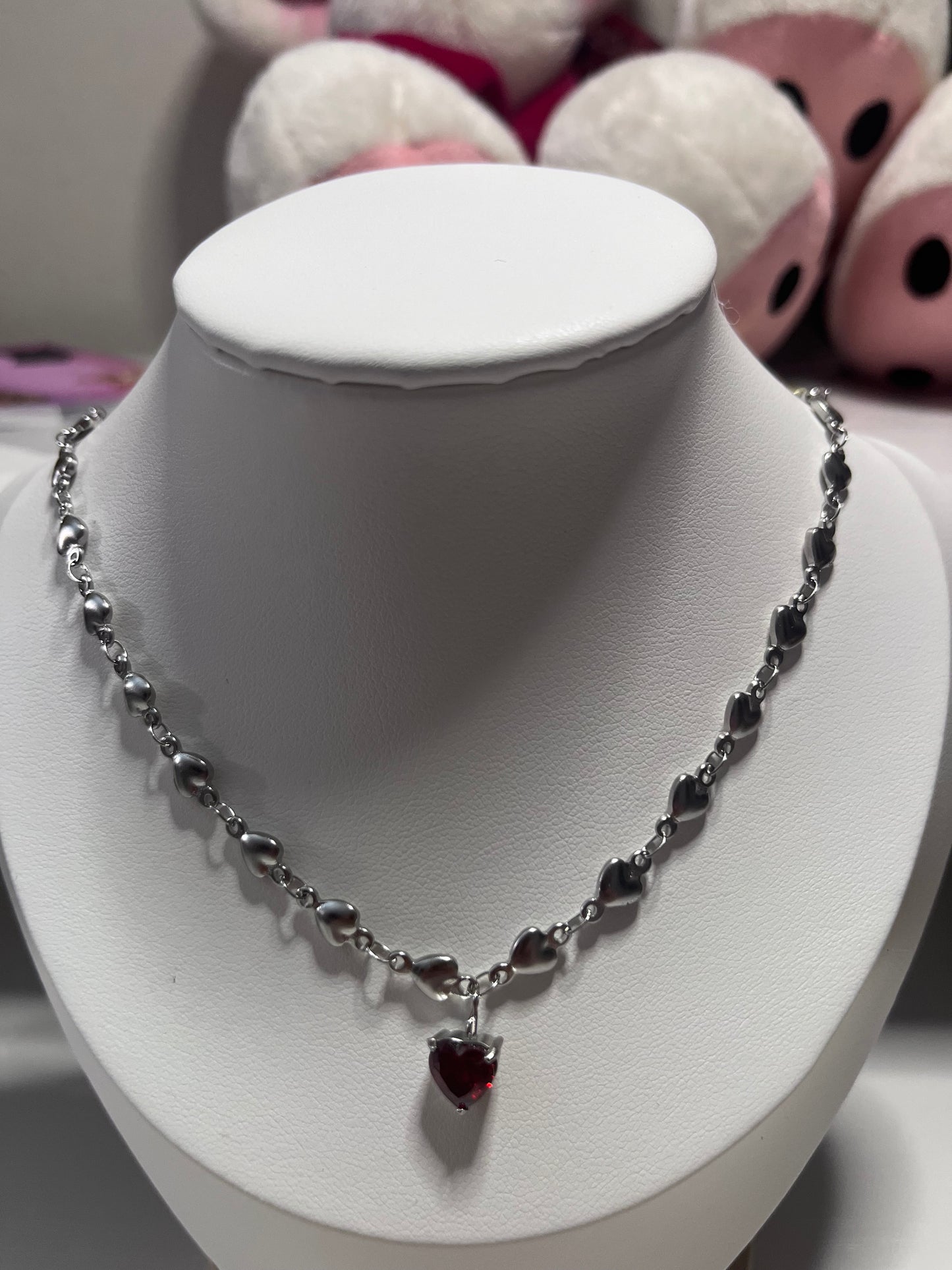 Collier Valentine couleur argent