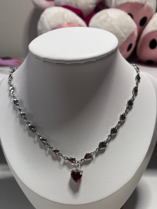 Collier Valentine couleur argent