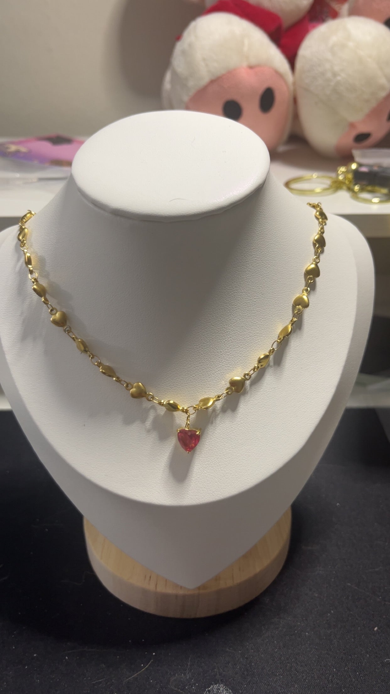 Collier Valentine couleur Or