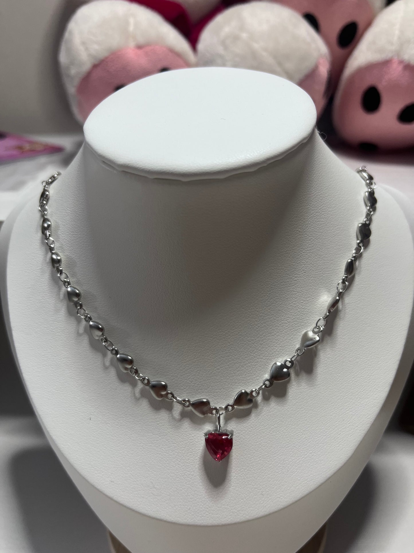 Collier Valentine couleur argent