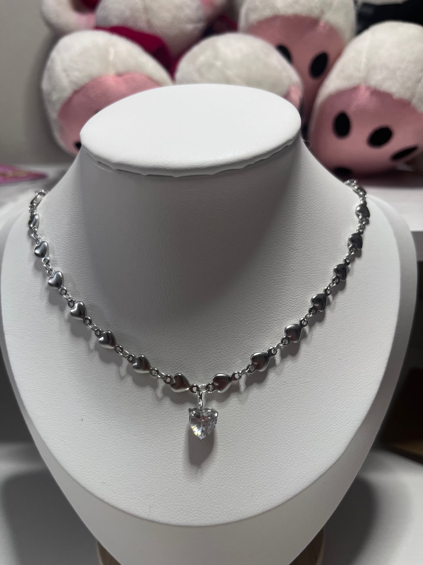 Collier Valentine couleur argent