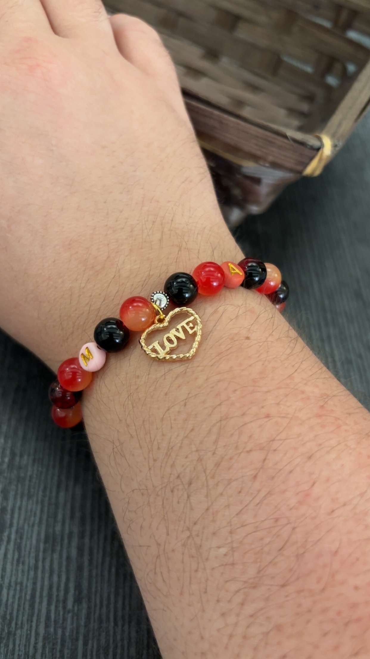 Bracelet à personnaliser en live