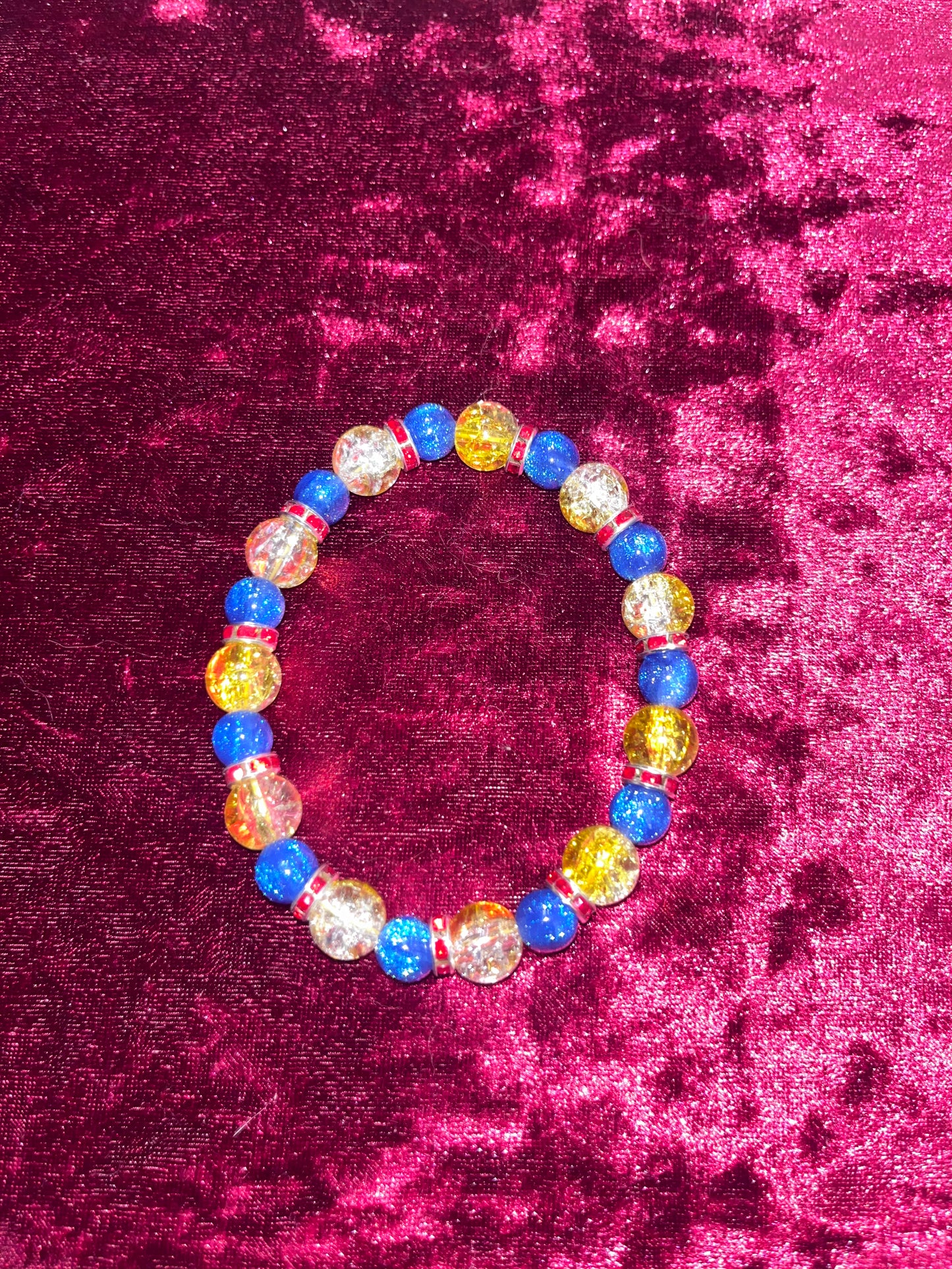 Bracelet Flocon blanc grande taille