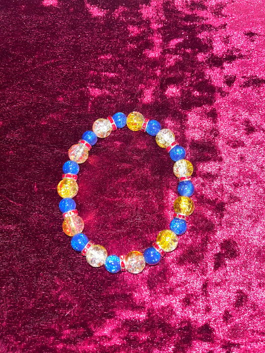 Bracelet Flocon blanc grande taille
