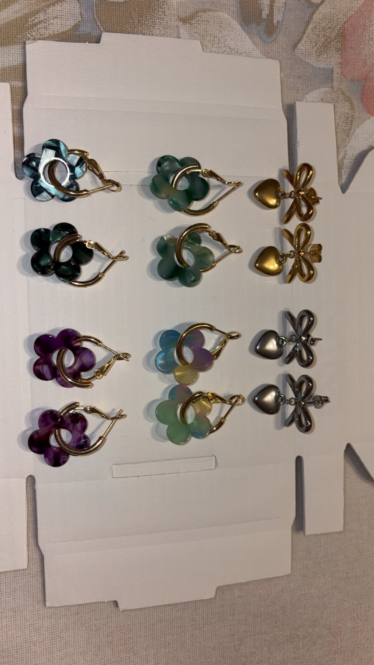 Boucles d’oreilles fleurs