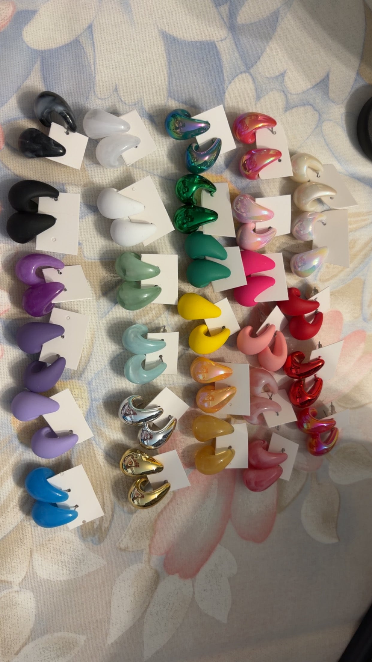 Boucle d’oreille goutte