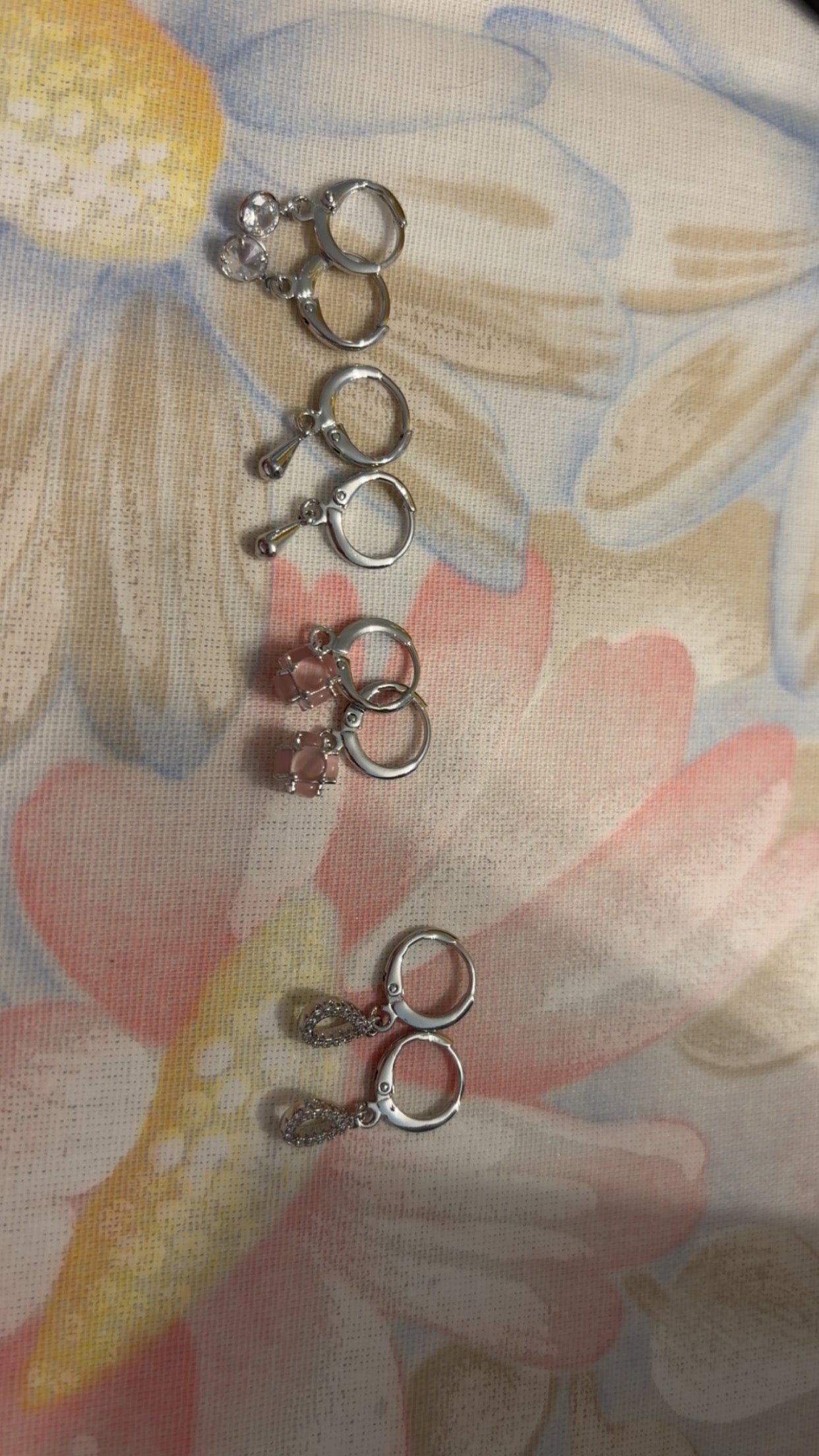 Boucle d’oreille argenté