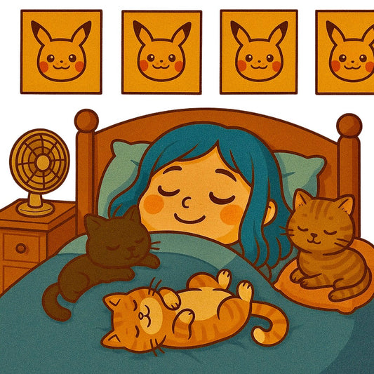 La petite famille à la sieste