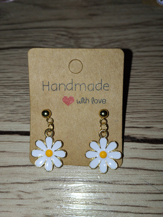 Boucle d'oreille paquerette