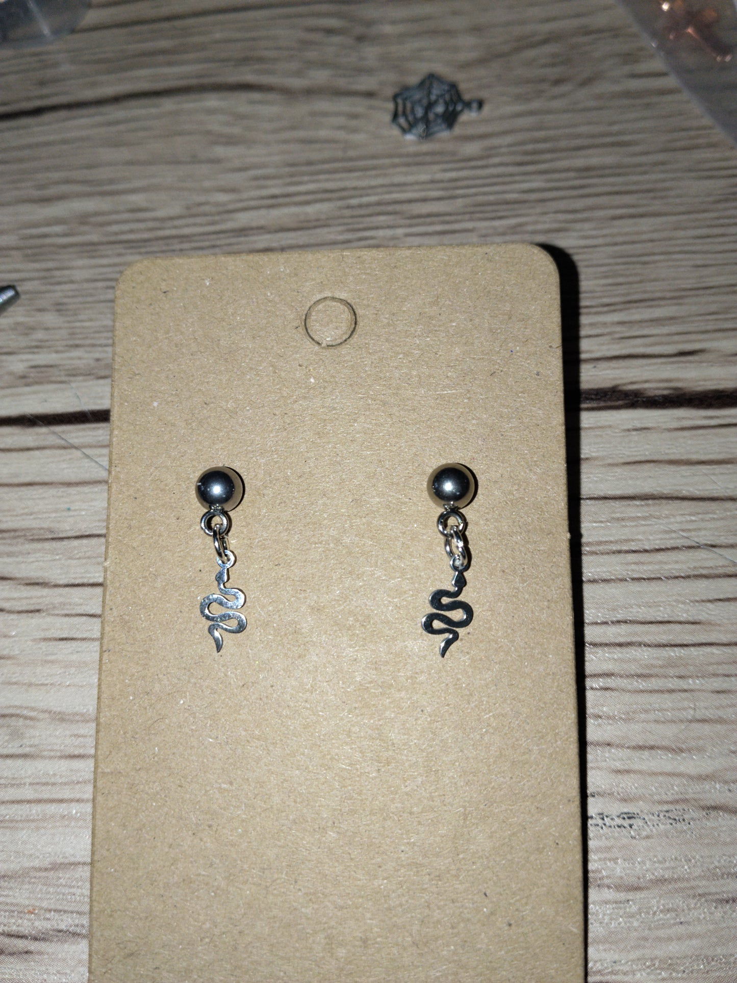 Boucle d'oreille serpent