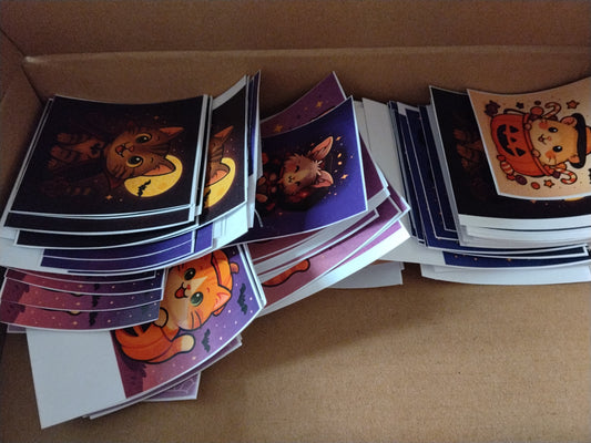 Collection stickers d'halloween
