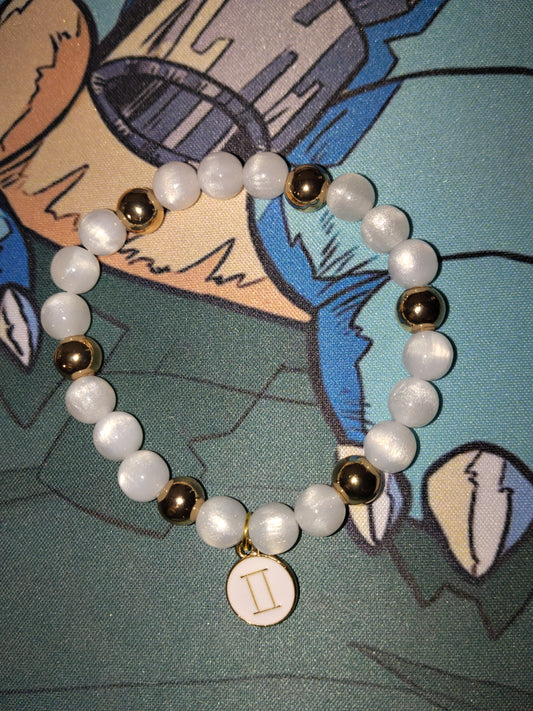Bracelet Gémeaux Blanc