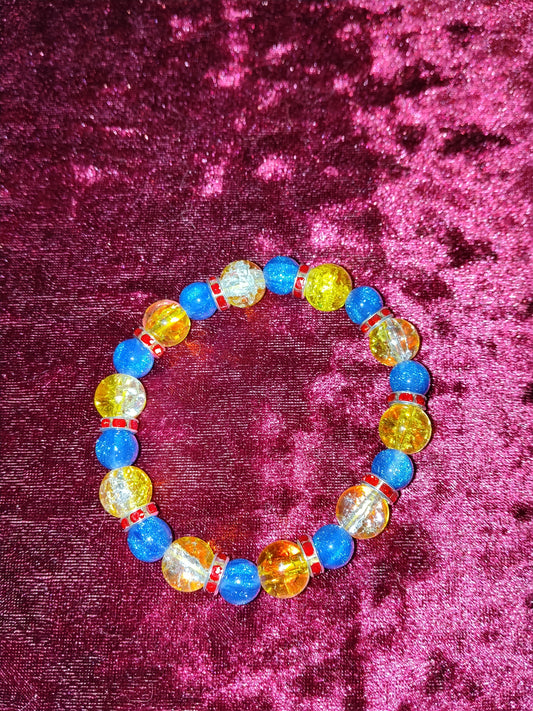 Bracelet flocon blanc