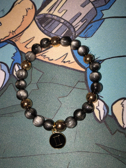 Bracelet Gémeaux noir