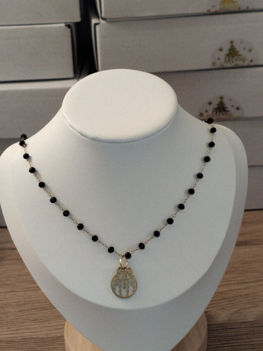 Collier boule de noel