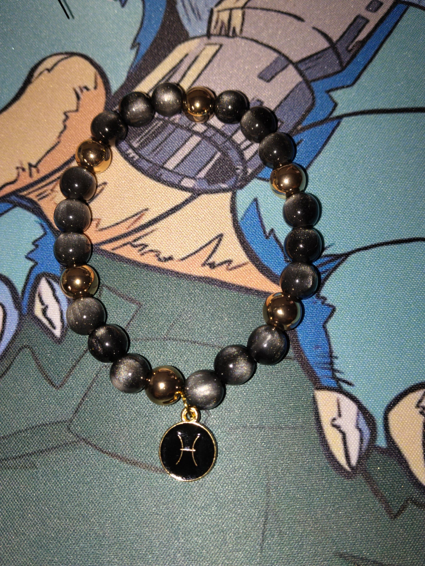 Bracelet Poisson noir