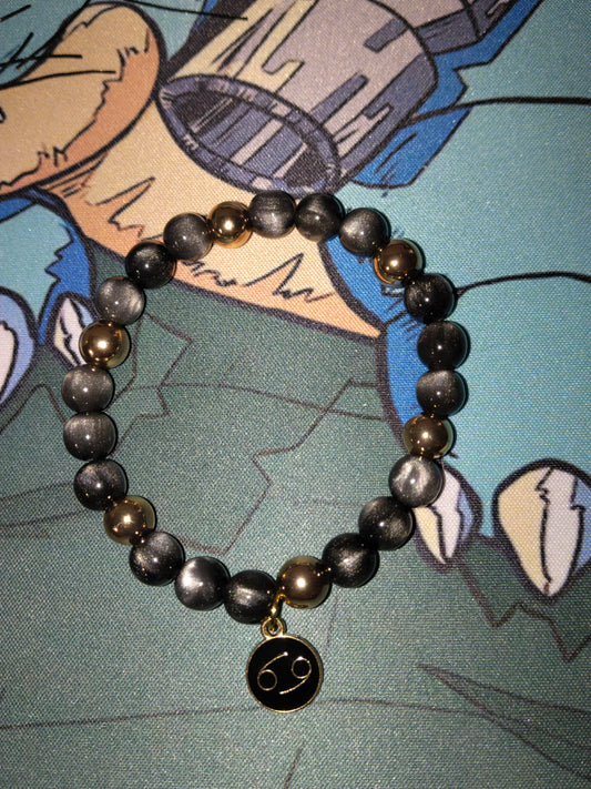 Bracelet Cancer noir