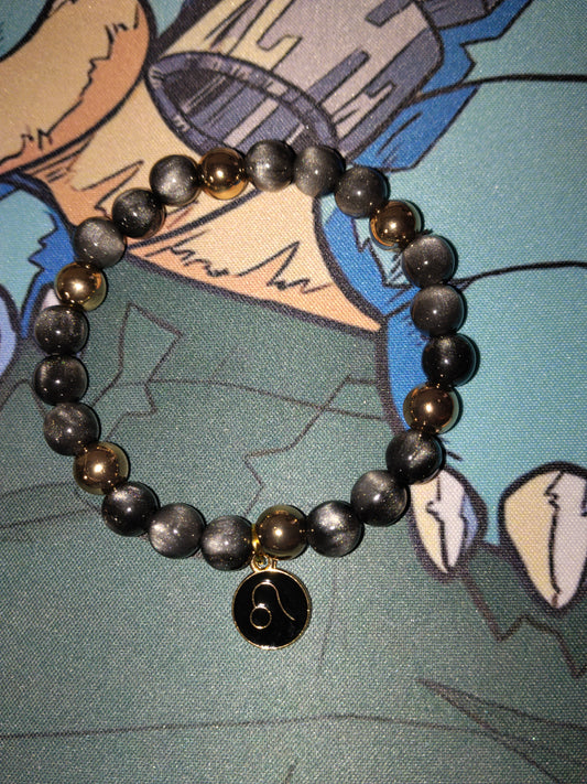 Bracelet Lion noir