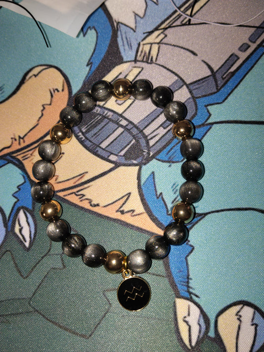 Bracelet Verseau noir