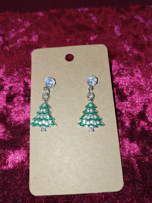 Boucle d'oreille sapin