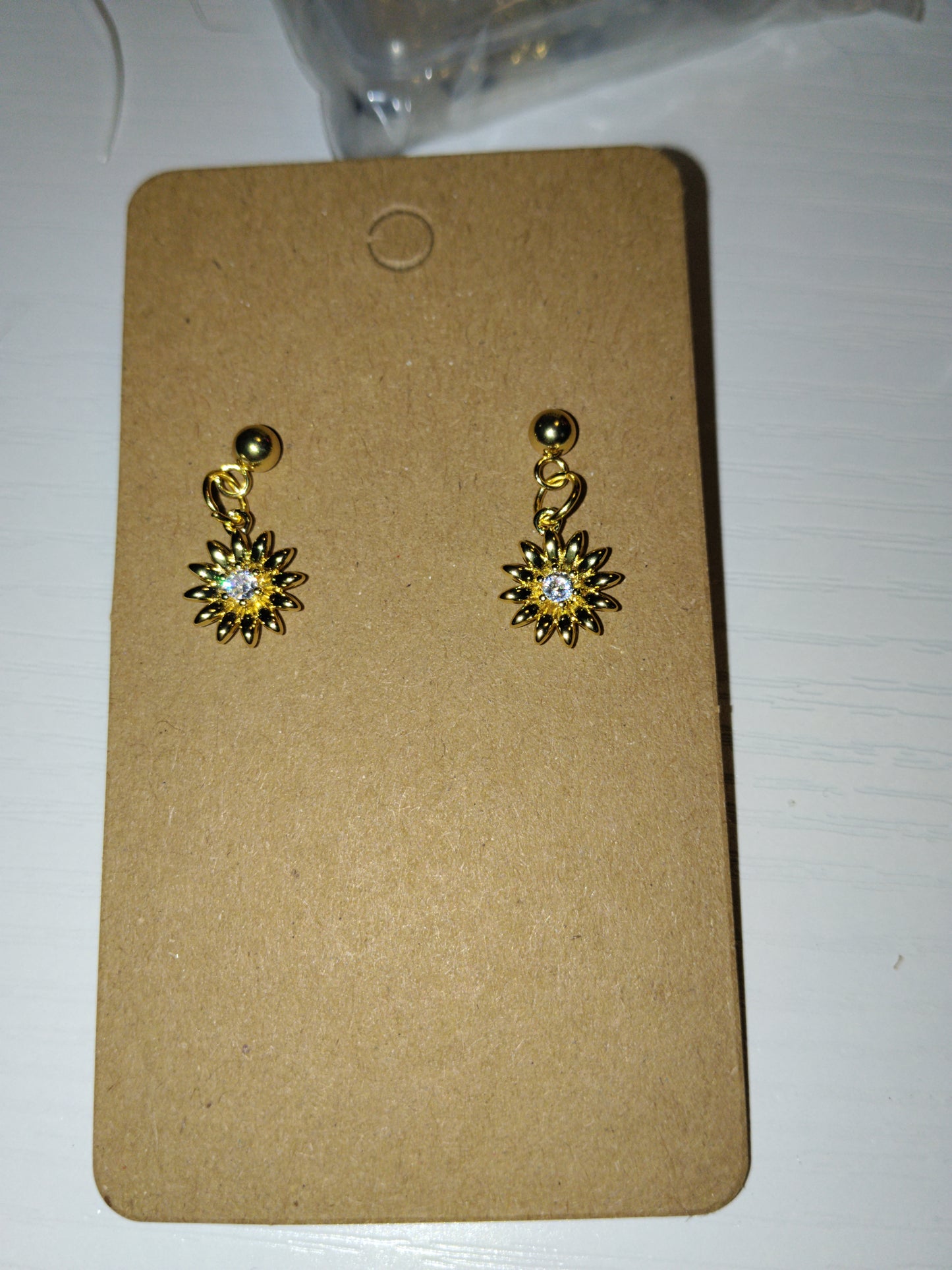 Boucle d'oreille soleil